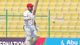 टेस्ट क्रिकेट में दोहरा शतक बनाने वाले पहले अफगानिस्तान बल्लेबाज बने हशमतुल्ला शाहिदी